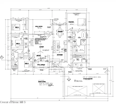 Floorplan - 1971 E Yellow Pine Ave, Athol, ID 83801 photo 1 of 1