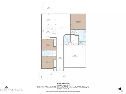 Floorplan - 16167 N Hadley Loop, Rathdrum, ID 83858 photo 1 of 1