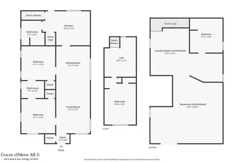 Floorplan - 203 E Market Ave, Kellogg, ID 83837 photo 2 of 2