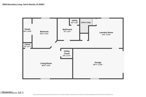 Floorplan - 2006 Boundary Loop, Saint Maries, ID 83861 photo 2 of 2