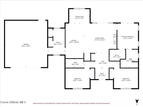 Floorplan - 1047 Merideth Rd, Plummer, ID 83851 photo 1 of 1