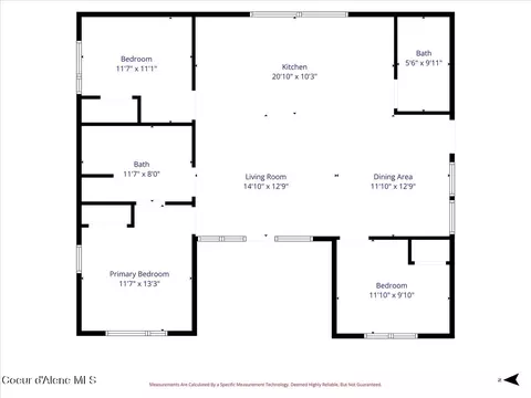 Floorplan - 743 A St, Plummer, ID 83851 photo 1 of 1