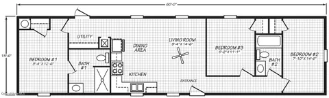 Floorplan - 8572 W Park Loop, Rathdrum, ID 83858 photo 1 of 2