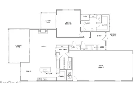 Floorplan - 2771 E Ravine Dr, Post Falls, ID 83854 photo 1 of 2