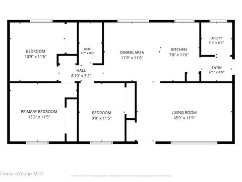 Floorplan - 413 E 9th Ave, Post Falls, ID 83854 photo 2 of 3
