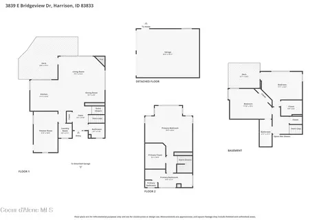 Floorplan - 3839 E Bridgeview Dr, Harrison, ID 83833 photo 4 of 4