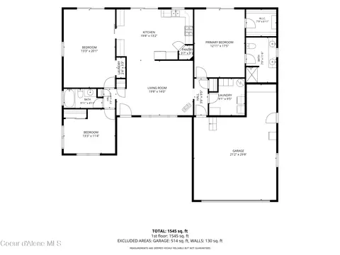 Floorplan - 3423 E 1st Ave, Post Falls, ID 83854 photo 1 of 1