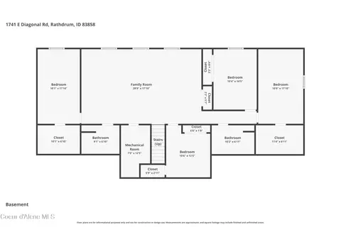 Floorplan - 1741 E Diagonal Rd, Rathdrum, ID 83858 photo 1 of 1