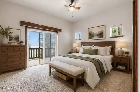 Bedroom - 13779 S Timber Ln, Harrison, ID 83833 photo 3 of 7