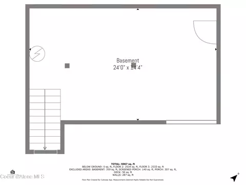 Floorplan - 134 N Frederick Ave, Harrison, ID 83833 photo 5 of 8