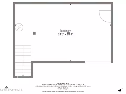 Floorplan - 134 N Frederick Ave, Harrison, ID 83833 photo 1 of 8
