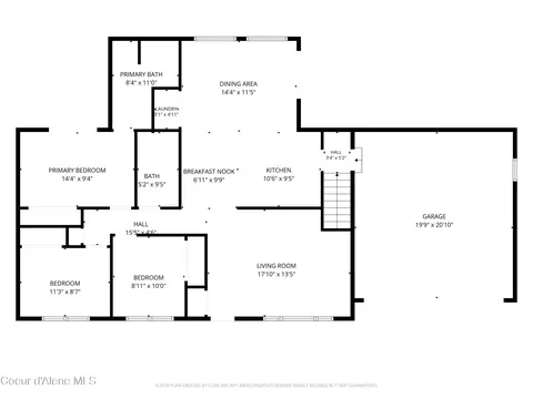 Floorplan - 2018 E Winter Ct, Post Falls, ID 83854 photo 2 of 3