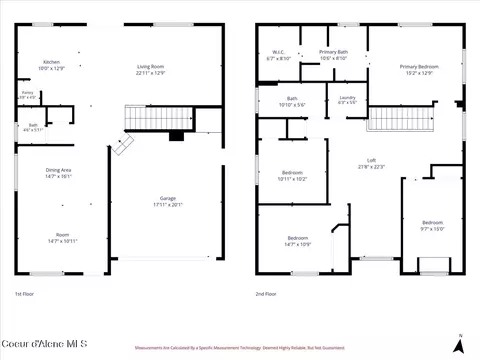 Floorplan - 1879 E Warbler Ln, Post Falls, ID 83854 photo 1 of 1