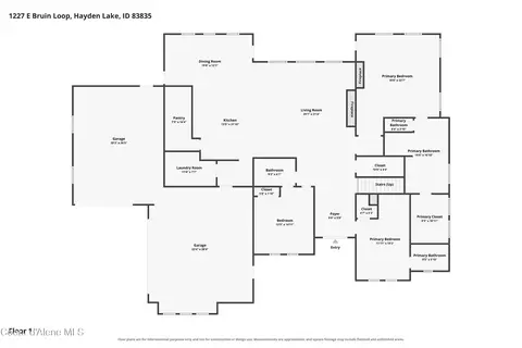 Floorplan - 1227 E Bruin Loop, Hayden, ID 83835 photo 1 of 1
