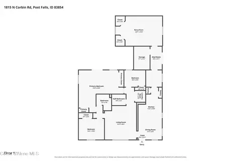 Floorplan - 1815 N Corbin Rd, Post Falls, ID 83854 photo 2 of 2