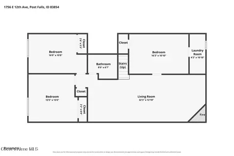 Floorplan - 1756 E 12th Ave, Post Falls, ID 83854 photo 2 of 3