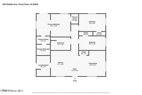 Floorplan - 369 Glidden Ave, Priest River, ID 83856 photo 1 of 1