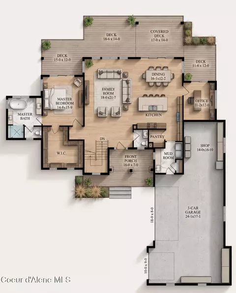 Floorplan - 13 Timber Grv, Sandpoint, ID 83864 photo 3 of 4