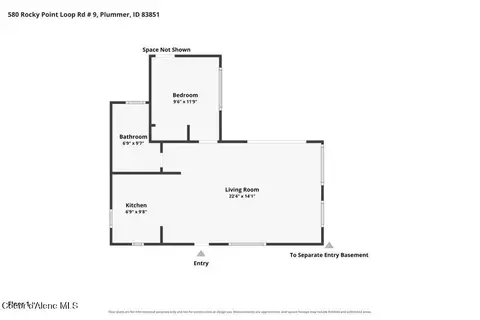 Floorplan - 580 Rocky Point Loop Rd, Plummer, ID 83851 photo 2 of 2