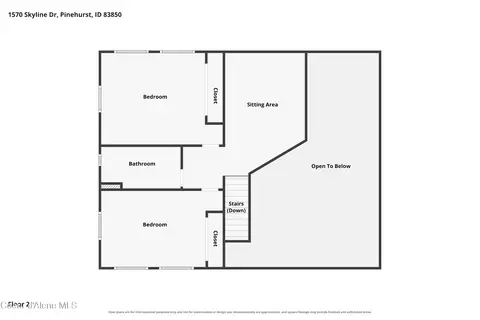 Floorplan - 1570 Skyline Dr, Pinehurst, ID 83850 photo 3 of 3