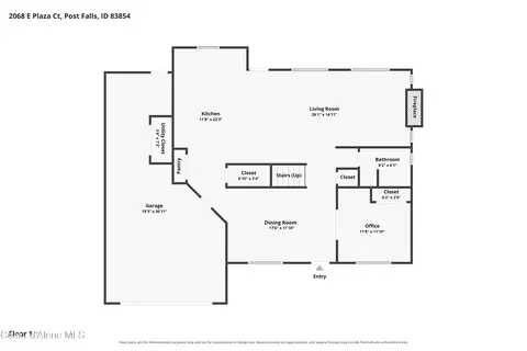 Floorplan - 2068 E Plaza Ct, Post Falls, ID 83854 photo 1 of 2