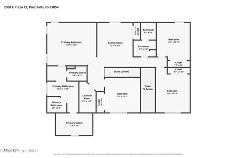 Floorplan - 2068 E Plaza Ct, Post Falls, ID 83854 photo 2 of 2
