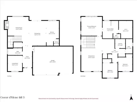 Floorplan - 457 E Burdock Loop, Hayden, ID 83835 photo 1 of 1