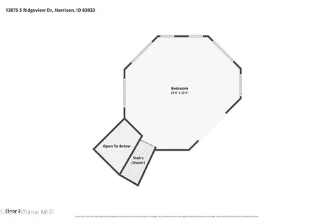 Floorplan - 13875 S Ridgeview Dr, Harrison, ID 83833 photo 3 of 5