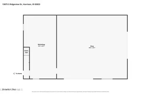 Floorplan - 13875 S Ridgeview Dr, Harrison, ID 83833 photo 4 of 5