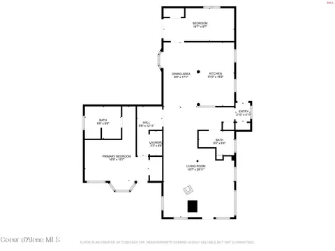 Floorplan - 633 Old Mill Rd, Samuels, ID 83862 photo 2 of 2