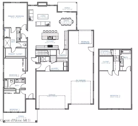 Floorplan - 6584 W Constantine Ln, Rathdrum, ID 83858 photo 1 of 1