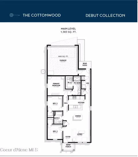 Floorplan - 5280 E Aquila Ave, Post Falls, ID 83854 photo 2 of 2