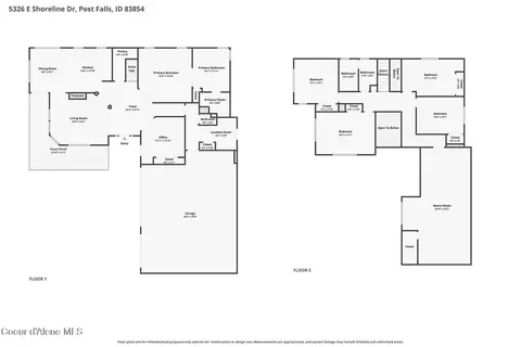 Floorplan - 5326 E Shoreline Dr, Post Falls, ID 83854 photo 1 of 1