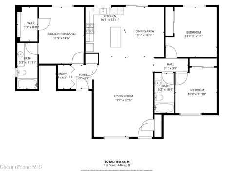 Floorplan - 414 Louis Ln, Sandpoint, ID 83864 photo 2 of 2