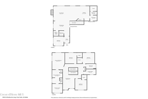 Floorplan - 3925 N Shelburne Loop, Post Falls, ID 83854 photo 6 of 6