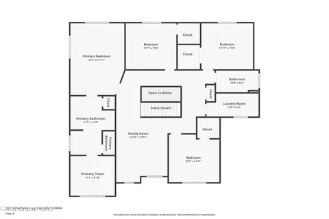 Floorplan - 3925 N Shelburne Loop, Post Falls, ID 83854 photo 5 of 6