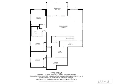 Floorplan - 84 Lookout Cir, Irwin, ID 83428 photo 4 of 4