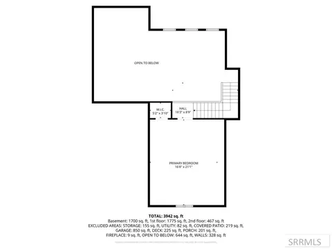 Floorplan - 84 Lookout Cir, Irwin, ID 83428 photo 2 of 4