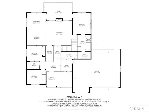 Floorplan - 84 Lookout Cir, Irwin, ID 83428 photo 3 of 4