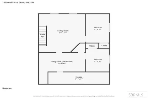 Floorplan - 182 Merrill Way, Grace, ID 83241 photo 3 of 3