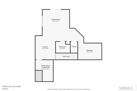 Floorplan - 248 S River Run Ct, Irwin, ID 83428 photo 1 of 3