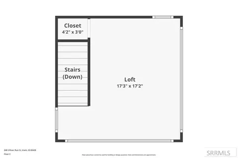 Floorplan - 248 S River Run Ct, Irwin, ID 83428 photo 3 of 3