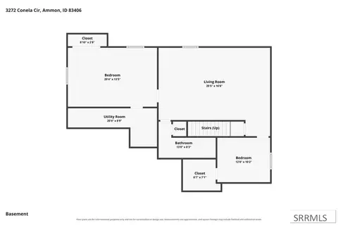 Floorplan - 3272 Conela Cir, Ammon, ID 83406 photo 1 of 2