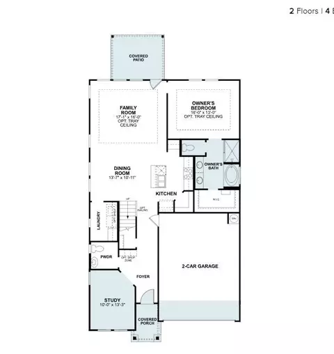 Floorplan - 129 Cavalvade Loop, Gallatin, TN 37066 photo 3 of 4