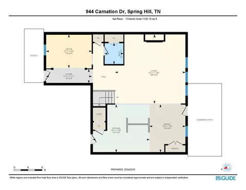 Floorplan - 944 Carnation Dr, Spring Hill, TN 37174 photo 2 of 3