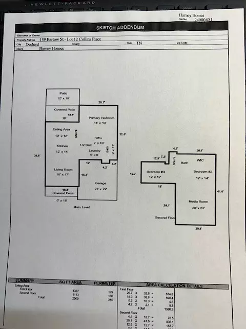 Floorplan - 159 Bartow Dr, Decherd, TN 37324 photo 1 of 1