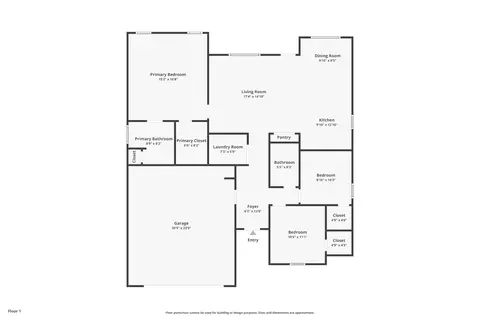 Floorplan - 2038 Cincinnati St, Murfreesboro, TN 37127 photo 1 of 1