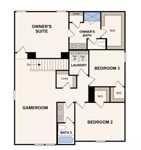 Floorplan - 158 Millbrook Dr, Spring Hill, TN 37174 photo 2 of 2