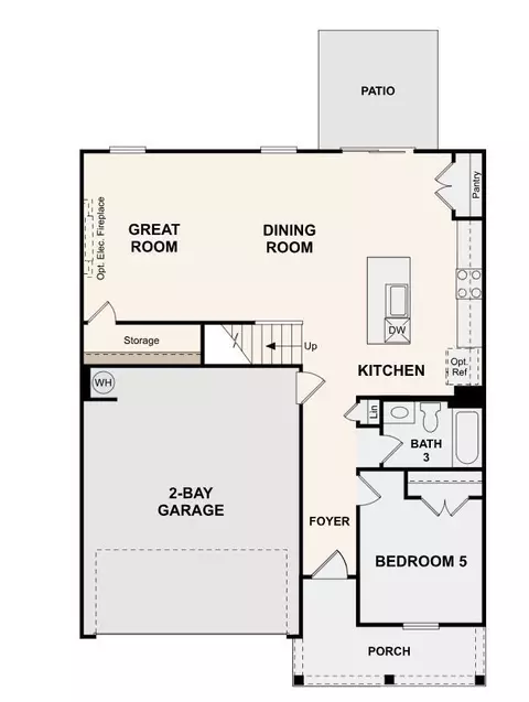 Floorplan - 158 Millbrook Dr, Spring Hill, TN 37174 photo 1 of 2