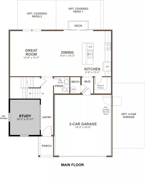 Floorplan - 625 Maple Bend Lapis, Dickson, TN 37055 photo 1 of 2